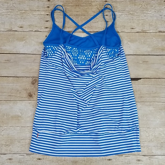 Lucy Striped Athletic Tank - Picture 4 of 6